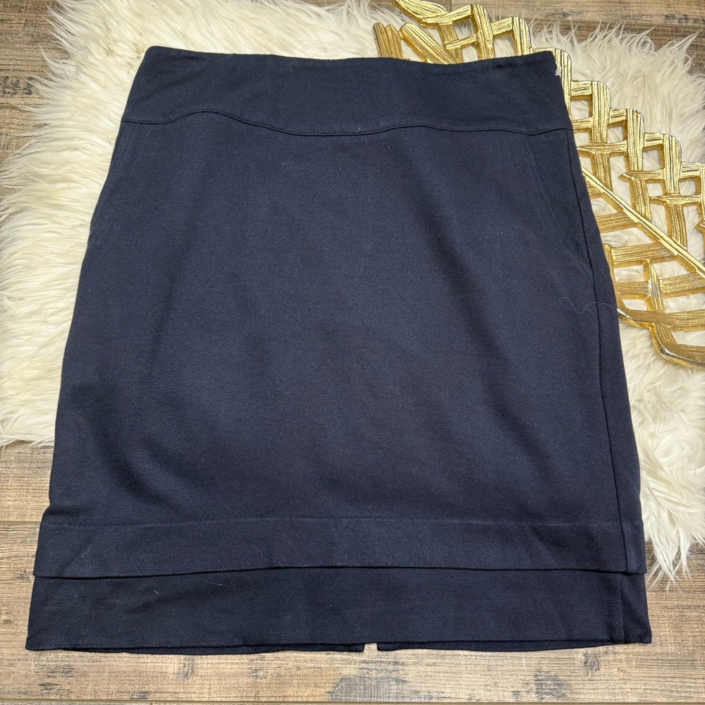 CAbi Elegant Navy Blue Women's Skirt 5051